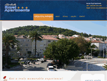 Tablet Screenshot of korcularoyalapartments.com